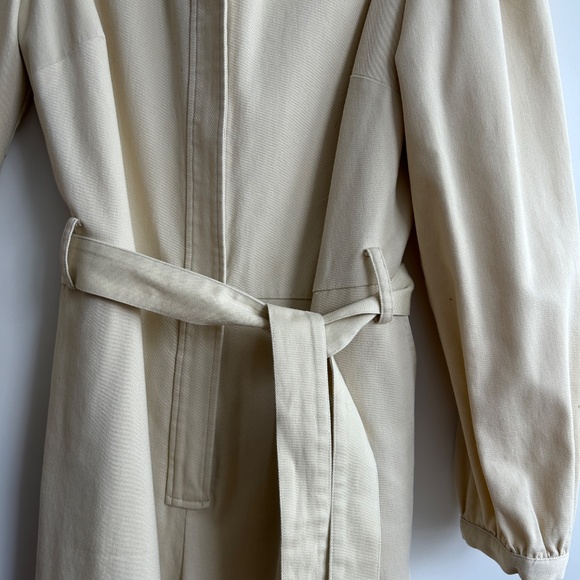 Oliver Bonas Tan Jumpsuit with Tie - Picture 10 of 12